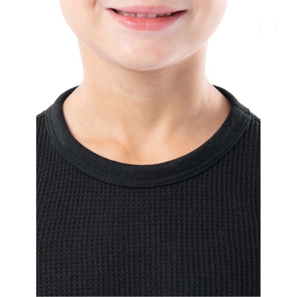 Boys Thermal Underwear Pajama Long Sleeve Shirt & Pants 2, 2-Piece Sets Size L - Picture 6 of 8